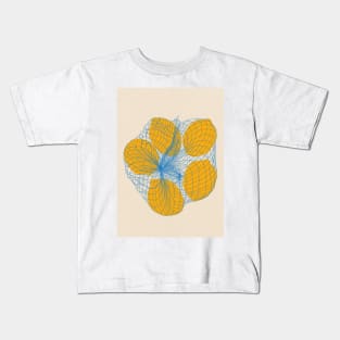 five lemons in a net bag Kids T-Shirt